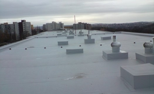 Izolace střech Liberec, hydroizolace a tepelné izolace plochých střech, teras, protiradonové izolace