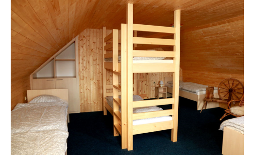 Komfortní ubytování pro rodiny s dětmi v Orlických horách, dětské hřiště a pískoviště