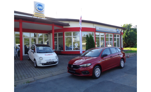 Nové osobní automobily Fiat v autocentru ve Svitávce na Blanensku