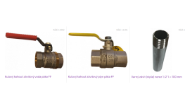 Průmyslové armatury – klapky, kohouty, šoupátka, ventily, regulátory tlaku