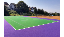 Sportovní povrch Playrite - pro fotbalová hřiště, tenisové a volejbalové kurty