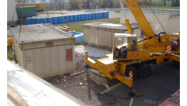Stavební kontejnery na zeminu a stavební suť včetně kontejnerové dopravy