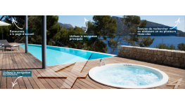 Bazény venkovní i do interiérů, mobilní nadzemní bazény, veřejné bazény Desjoyaux