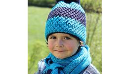 Dětské pletené čepice a teplé zimní doplňky oblečení