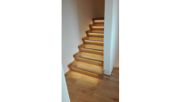 Výroba schodiště, schodů se schodnicí, sedlové schody, schodišťová madla
