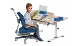 Dětská židle a psací stůl pro školáka - rostoucí a stavitelné, vhodné pro celý školní věk