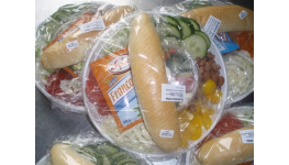 Obložené bagety a racionální strava v rámci denního menu včetně rozvozu