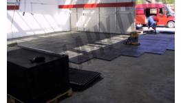 Rozebíratelný podlahový systém - PVC panely, prodej zátěžové podlahové panely
