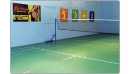 Badminton - dva profesionální badmintonové kurty, kvalitní zázemí