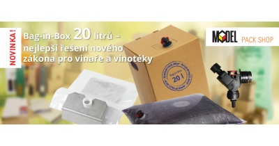 Bag-in-Box - krabice na víno, mošty a šťávy, která splňuje "Vinařský zákon" o balení sudových vín