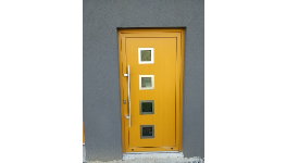 Prodej, dodávka a montáž hliníkových vchodových dveří