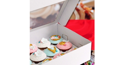Papírové krabičky na výslužky a cukrářské výrobky (zákusky, koláče) - vhodné pro svatby a oslavy