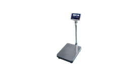 Průmyslová váha - vyhodnocovací indikátor na sloupku, nerezový vážicí můstek
