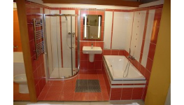 Nové koupelny na klíč, rekonstrukce staré koupelny Znojemsko