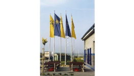 Speciální vlajkové stožáry pro prezentaci firem, výrobních závodů - výroba a prodej