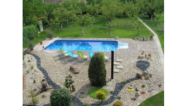 Penzion s venkovním bazénem a relaxační zónou s přístupem pro hosty zdarma