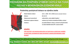 Dotace na výměnu kotlů na tuhá paliva v Moravskoslezském kraji od 2. 1. 2014