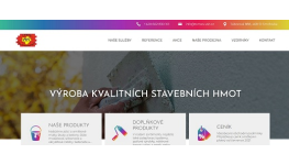 Představujeme Vám - nové webové stránky předního výrobce stavebních materiálů - Tomeš VSH s.r.o.