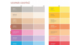 Široký výběr barev v prodejnách firmy KMB barvy v Ostravě a Havířově