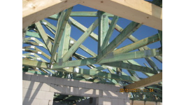 Výroba příhradových vazníků, realizace a rekonstrukce střech