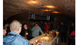 Degustační program ve vinném sklepě –  řízená degustace, snoubení vína a pokrmů v penzionu Siesta