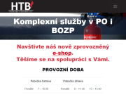 Strona (witryna) internetowa HTB - Pozarni ochrana a.s.