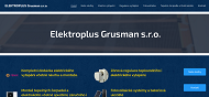Strona (witryna) internetowa ELEKTROPLUS Grusman s.r.o.