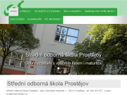 Strona (witryna) internetowa Stredni odborna skola Prostejov