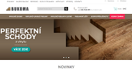 Strona (witryna) internetowa Bukoma group s.r.o. Luxusni podlahy Brno