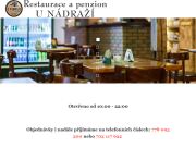 WEBSITE Restaurace a penzion U nadrazi