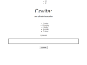 Strona (witryna) internetowa COVITAR s.r.o.