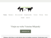 Strona (witryna) internetowa Veterinarni klinika Mlejnsky MVDr. Radomir Mlejnsky