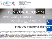 Strona (witryna) internetowa Penzion Jeronym