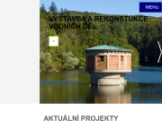 Strona (witryna) internetowa TALPA - VHS, s.r.o. Vodohospodarske stavby