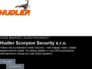 Strona (witryna) internetowa Hudler Scorpion Security Plana s.r.o.