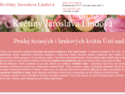 WEBOV&#193; STR&#193;NKA Květiny Jaroslava Lindová