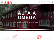 Strona (witryna) internetowa Alfa Container s.r.o.