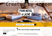Strona (witryna) internetowa Pivni hotel