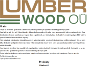 WEBOV&#193; STR&#193;NKA Lumberwood OÜ Prodej ekologického dřeva