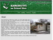 Strona (witryna) internetowa Kamenictvi na Zelene lisce