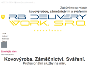 Strona (witryna) internetowa RB Delivery Work s.r.o.