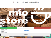 Strona (witryna) internetowa Caffe Mio Store