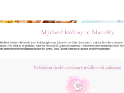 WEBSITE Mydlove kvetiny od Marusky