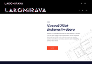 WEBOV&#193; STR&#193;NKA LAKOMIRAVA s.r.o. stavební společnost