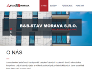 WEBOV&#193; STR&#193;NKA B&B-Stav Morava s.r.o.