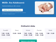WEBSITE MedChild, s.r.o. - MUDr. Eva Kalabusova