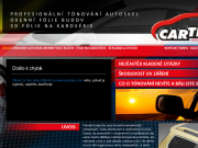 Strona (witryna) internetowa CARTINT, s.r.o. Profesionalni tonovani autoskel Zlin
