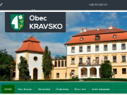 Strona (witryna) internetowa Obec Kravsko