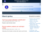 Strona (witryna) internetowa Ceskomoravsky odborovy svaz pracovniku skolstvi
