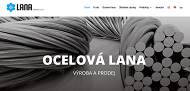 Strona (witryna) internetowa LANA VAMBERK s.r.o. Vyroba ocelovych lan